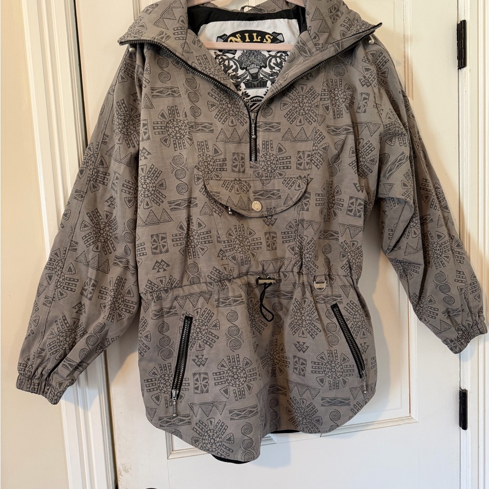 VINTAGE NILS Lightweight Drawstring Ski Jacket